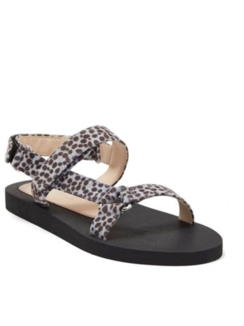 Stuart Weitzman Vail Sport Slingback Sandals Periwinkle Cheetah Suede Women’s 6